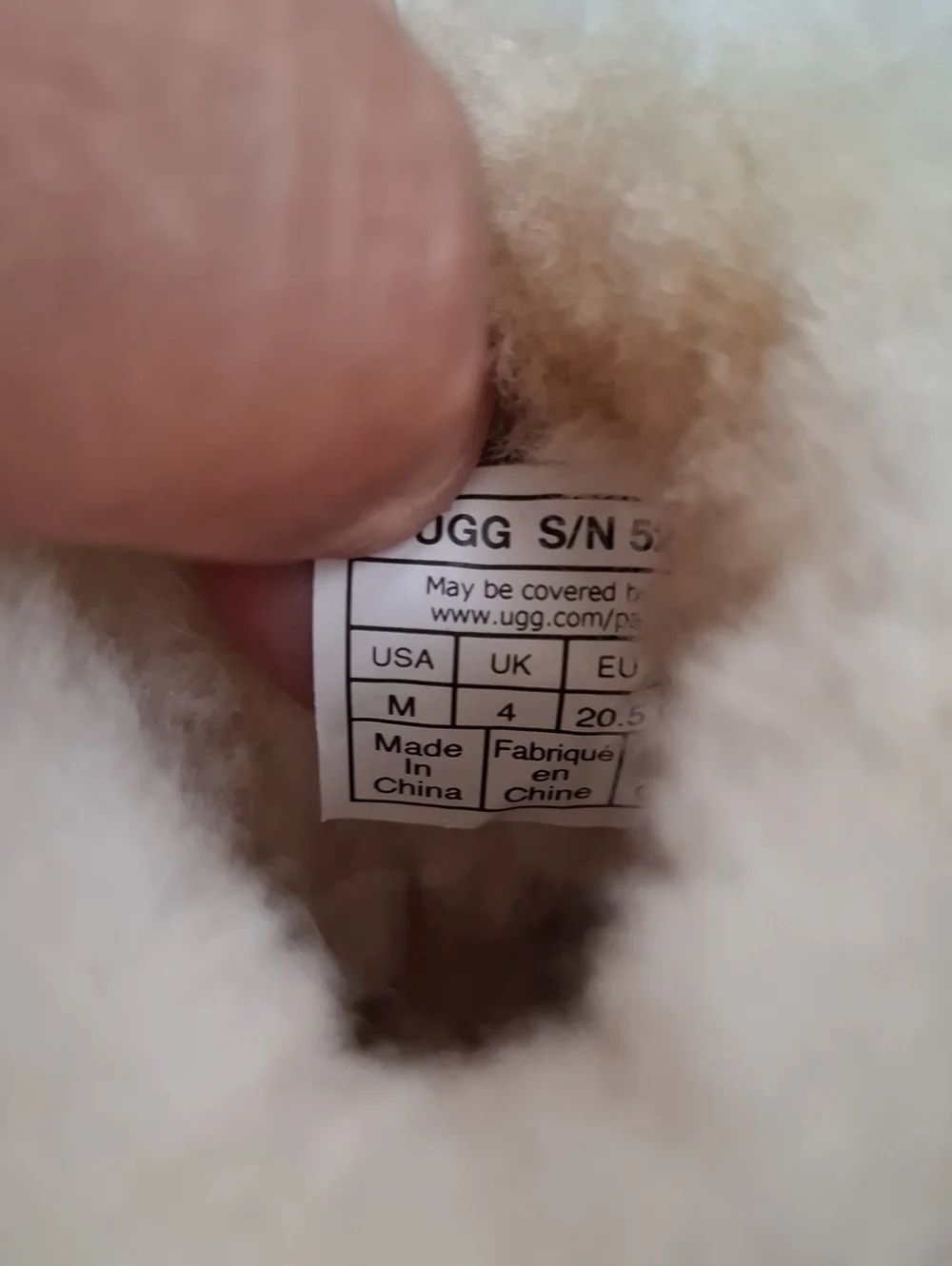 UGG Brown Shearling-Lined Baby Booties
